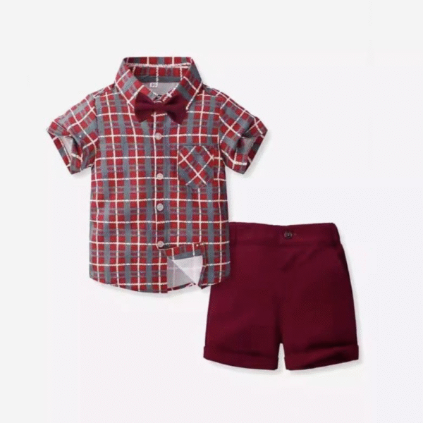 Maroon T-Shirt and Short