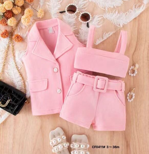 2piece set pink outfit