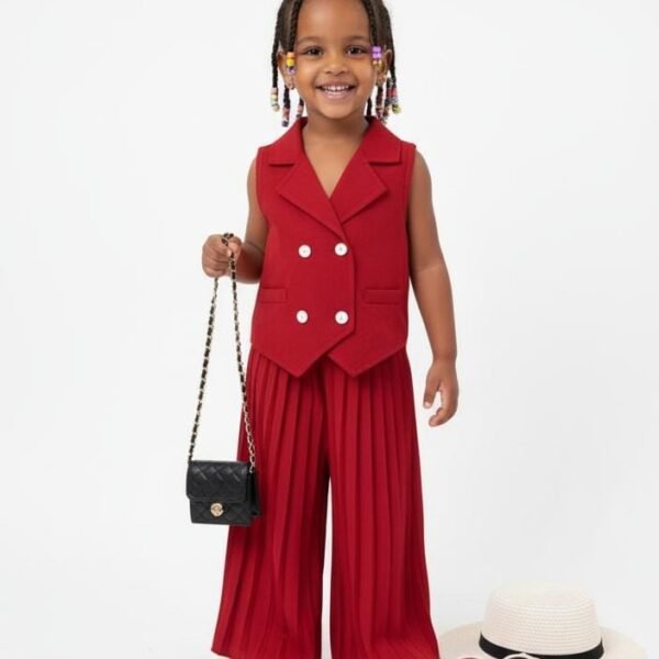 Girls 2piece red set