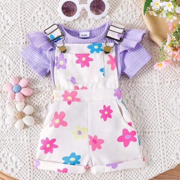 dungaree baby short