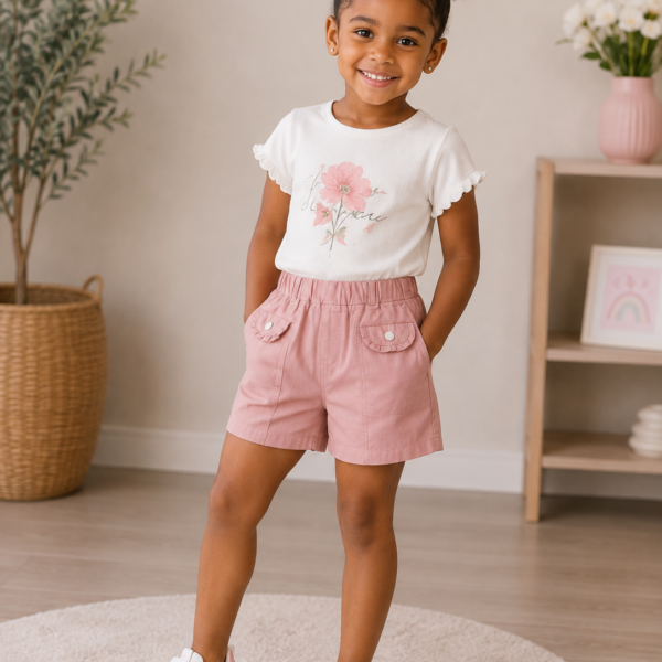 pink shorts