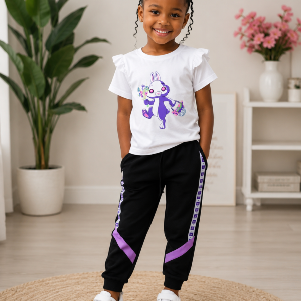 girls sweatpants with top